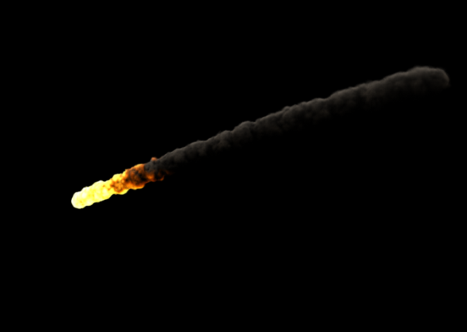 Maya Mental Ray Render of Meteor